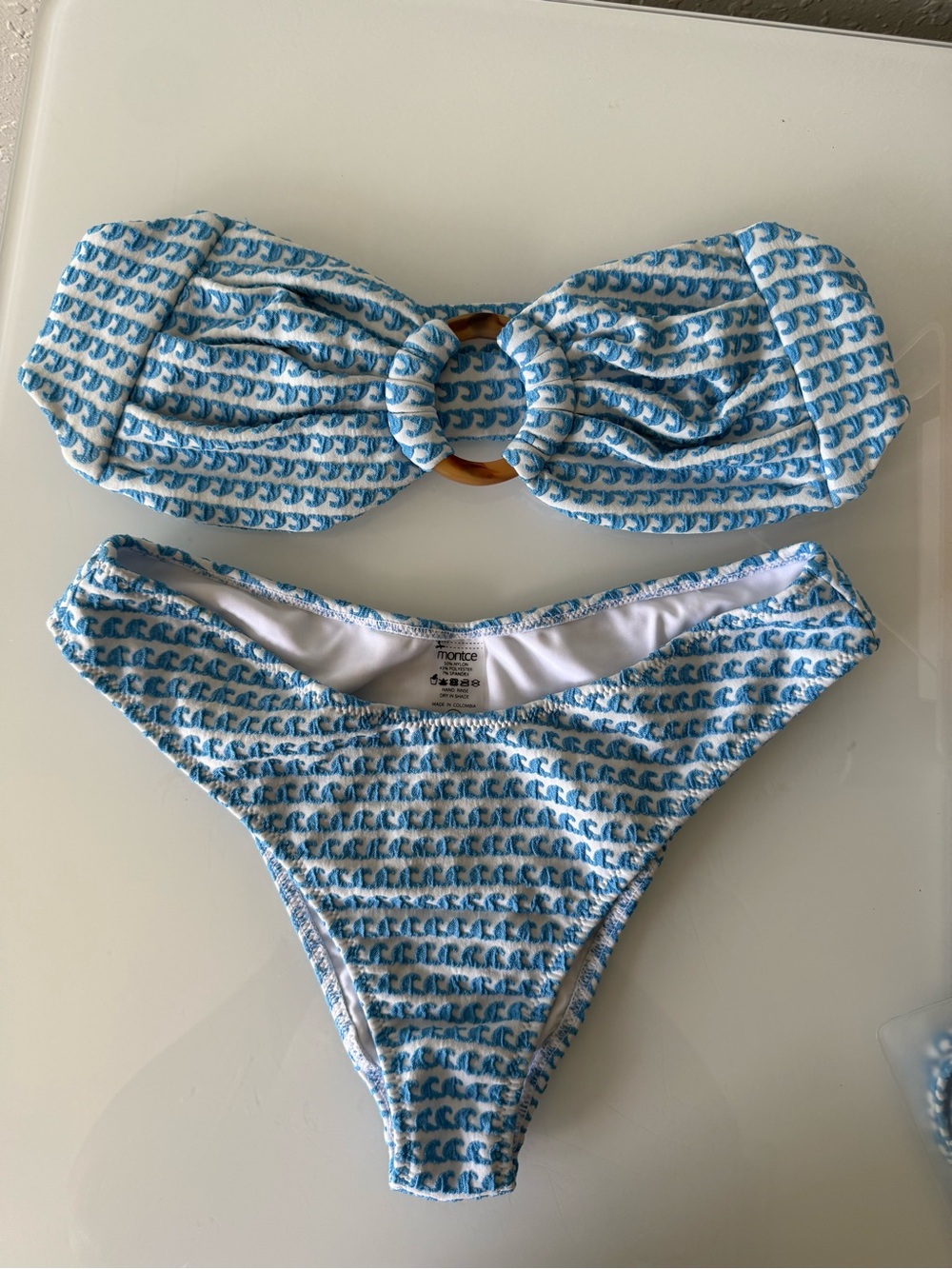 Montce Bandeau Swim Top with Removable Straps